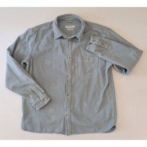 Urban Outfitters Rolla's Men At Work Fat Corduroy Shirt Blue Size Medium